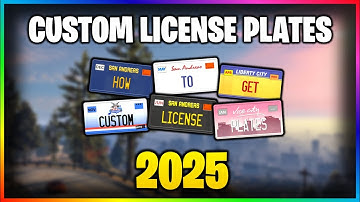 How to get Custom License Plates 2025! | GTA: Online