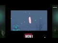 2 orange Extraterrestrial ribbons levitate together with 9 white Alien orbs - USA - Arizona