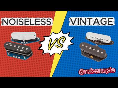 Fender Noiseless vs. Single Coil (Ultra Noiseless vs. Fender '51 Nocaster) Telecaster Pickups