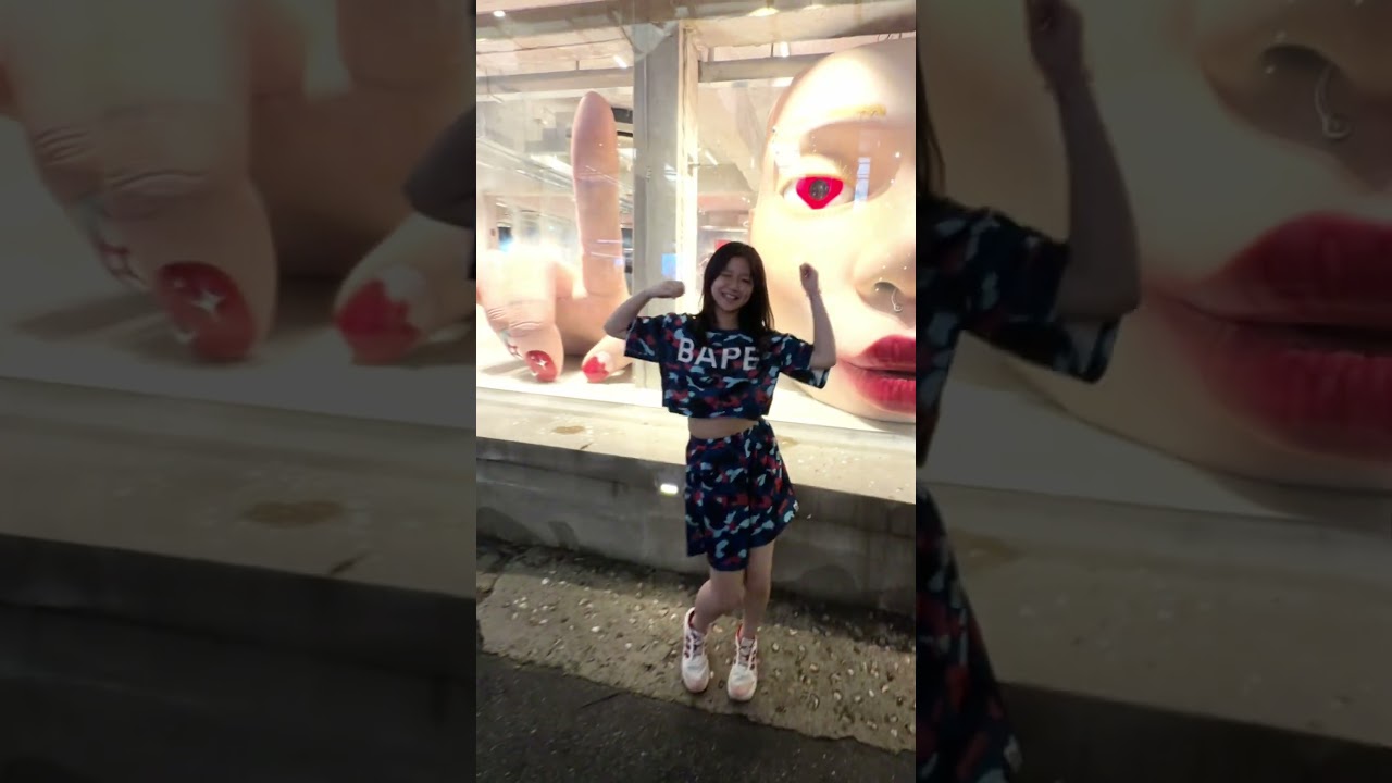 韓國真的很多裝置藝術都做得又大又有特色。妮妮在前面跳一小段，竟然毫無違和感🤩🤩 縮圖