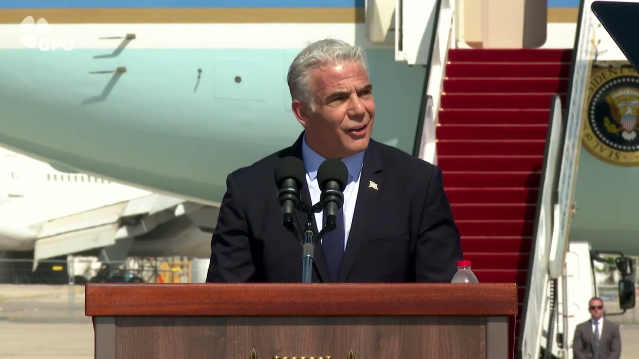 PM Lapid welcomes US President Biden to Israel