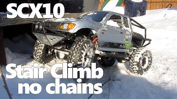 SCX10 Axial Honcho Icy Stair Climb "NoChains"