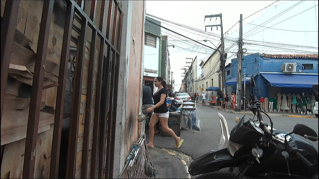 【 4K 】São Luís | Mercado Central até a Praça Deodoro | Walking Tour Brazil 🇧🇷