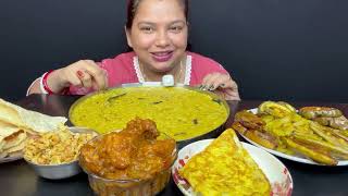 Bigbites, Eating Khichuri, Spicy Chicken Kosha, Omlet, Fries।।