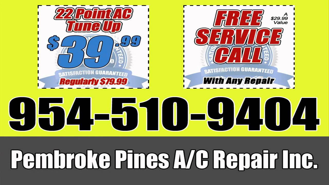 AC Repair Pembroke Pines FL - (954) 510-9404  Air Conditioning Repair