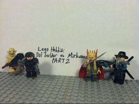 Lego Hobbit: Dol Guldur vs Mirkwood Part 2