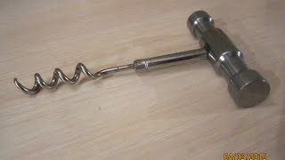 Machinist repairing corkscrew (eng sub)