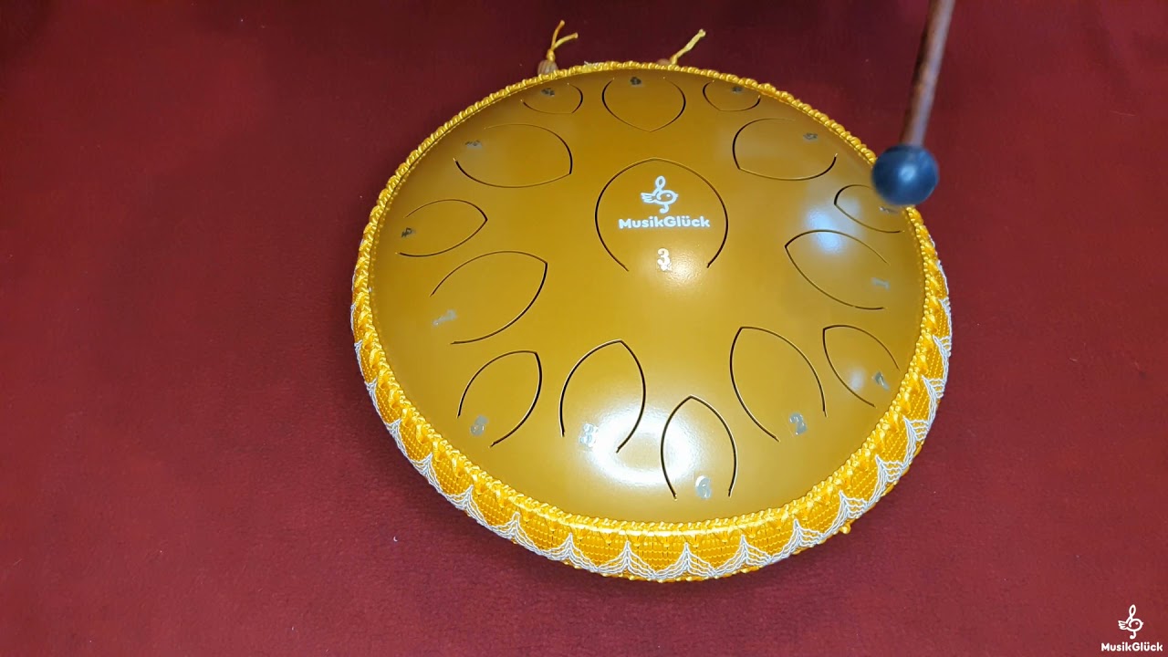 Handpan Zungentrommel ⭐ "Golden Drum" | MusikGlück