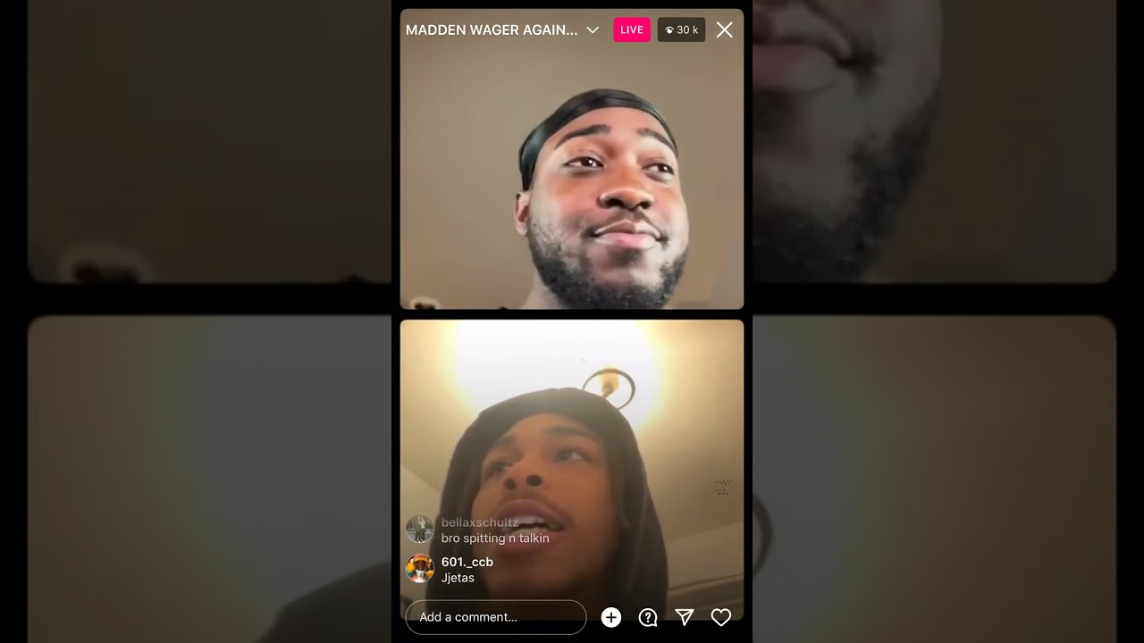 Jdion Announces a 30k Wager Live on Instagram!