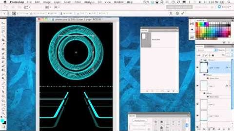 Tron Graphic Effect in photoshop - Tutorial