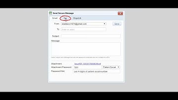 Securely Faxing via ClinicSource