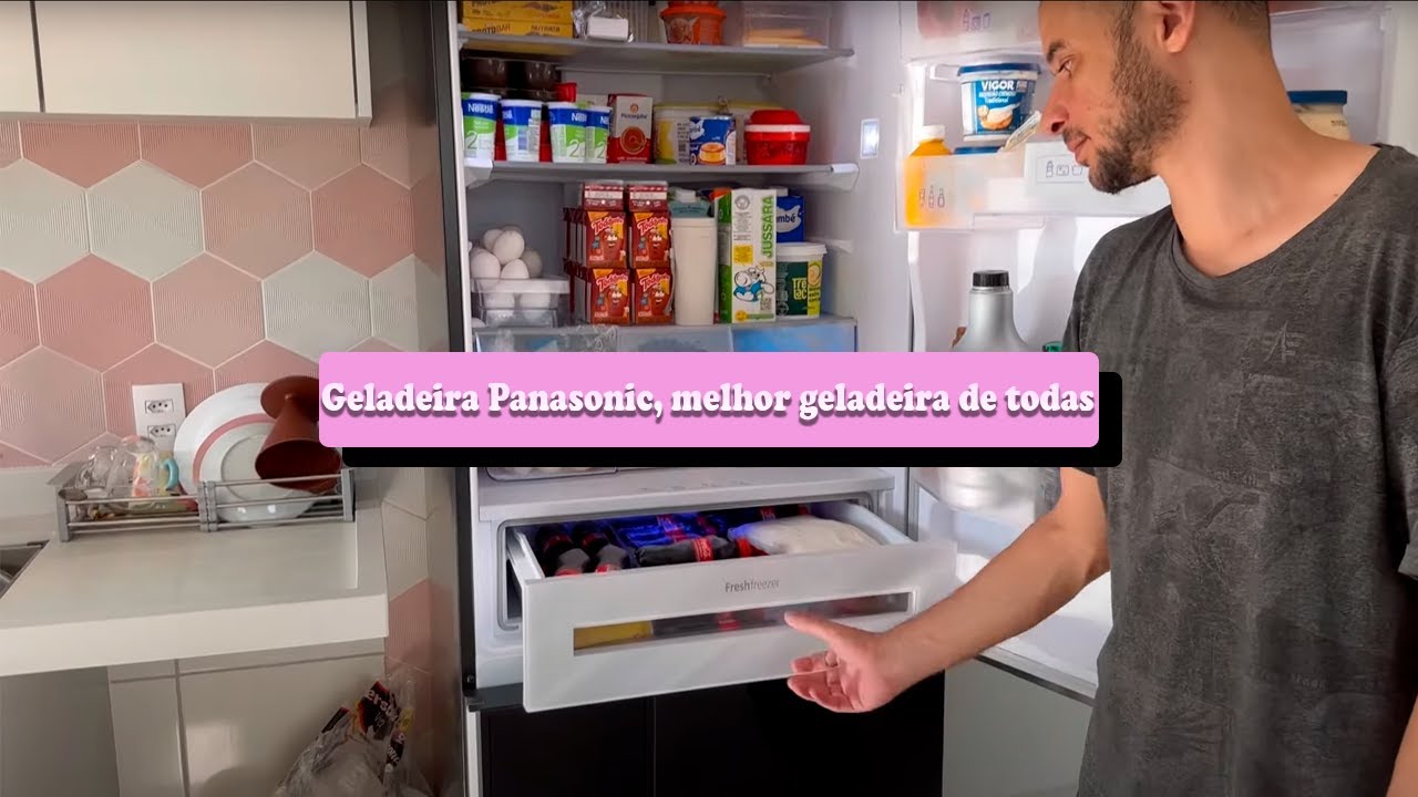 Geladeira Panasonic 480L / Modelo BB71/ Mostrei tudo,por dentro e por fora.