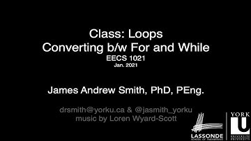 Class: Converting between While and For loops in Java