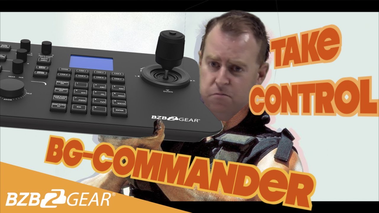 How to Connect BZBGEAR BG-Commander Joystick Controller to Multiple PTZ Cameras