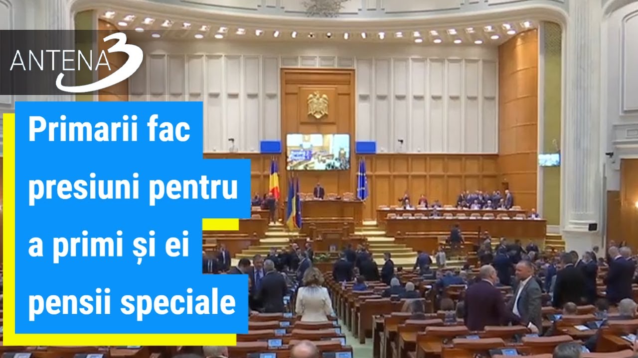 Primarii fac presiuni pentru a primi și ei pensii speciale