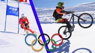 JE DÉBARQUE AUX JEUX OLYMPIQUES A VÉLO !  (Ft.Les Deux Alpes) screenshot 5