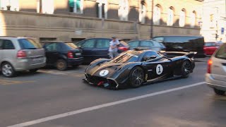 Pagani Huayra R INSANE Accelerations & driving on Public Roads!