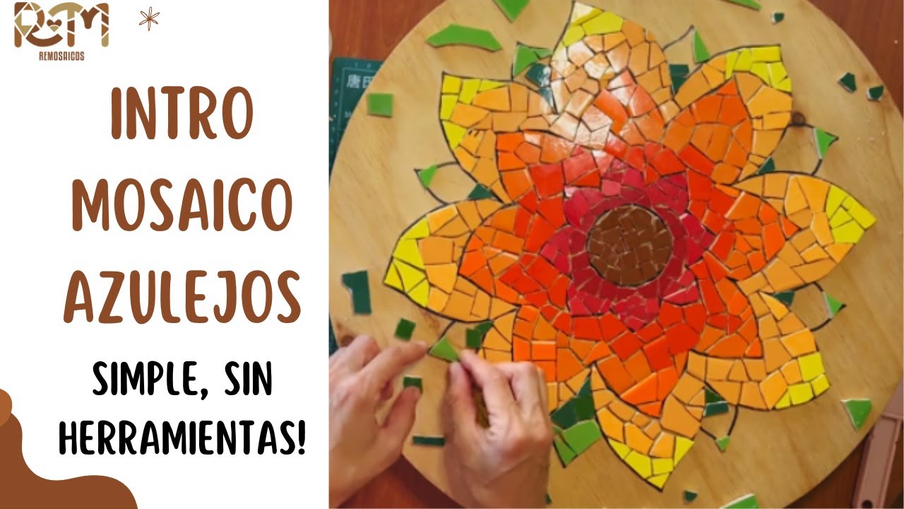 Introducción al Mosaico con Azulejos: Simple, Sin Herramientas, Sin Experiencia!