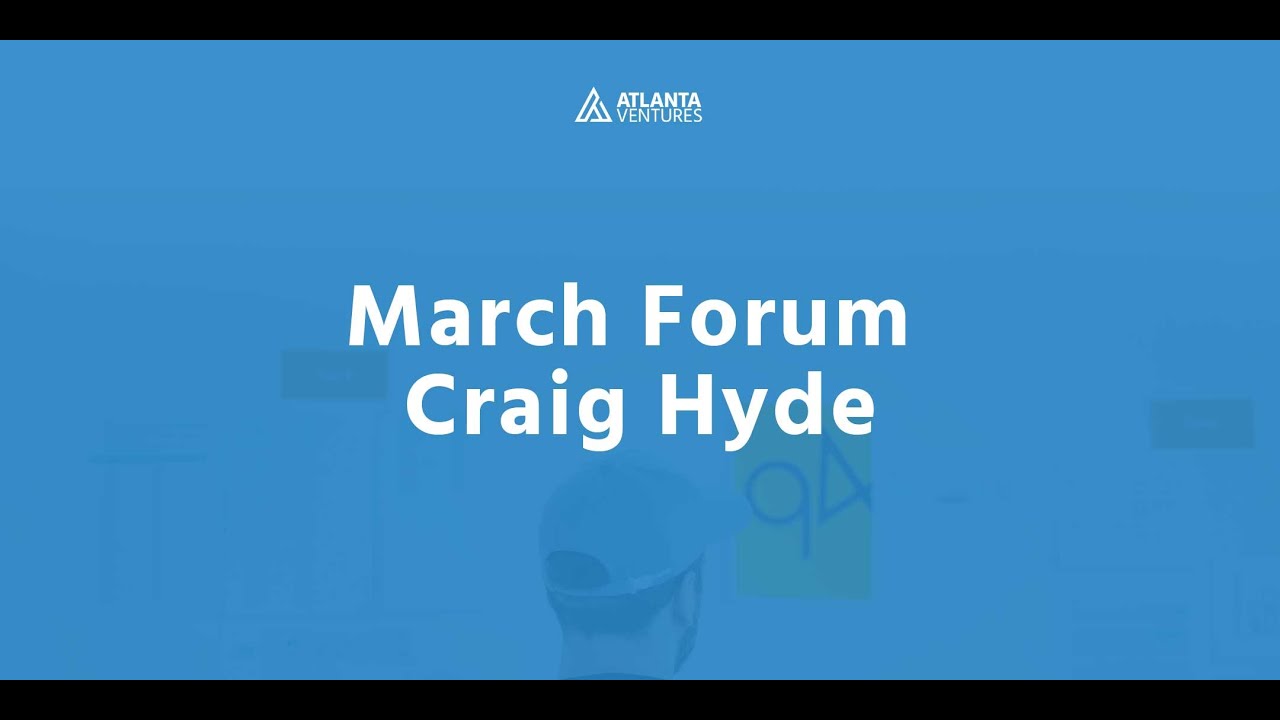 Forum Craig Hyde + David Cummings