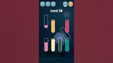 Puzzle game color water sort level26 complete