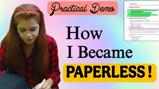 I Became Paperless ☆ Soft copy vs hard copy | Goodnotes #mbbs #neetpg #neet #studymotivation screenshot 1