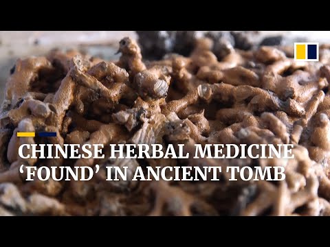 Archaeologists in China say they’ve found the earliest example of herbal medicine in imperial tomb