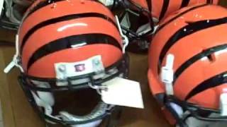 Cincinnati Bengals Game Used Helmets