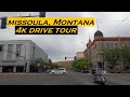 Missoula, Montana | 4k Drive Tour | Dashcam