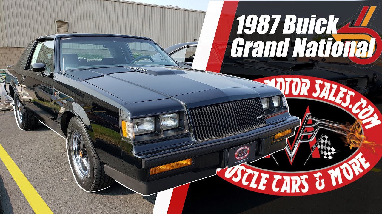 309 ORIGINAL MILES!! 1987 Buick Grand National For Sale Vanguard Motor