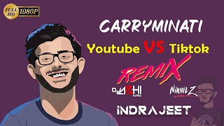 Carryminati - Dj Abhi X Indrajeet Edit | Carryminati Dialogues Remix | YouTube Vs Tiktok The End !