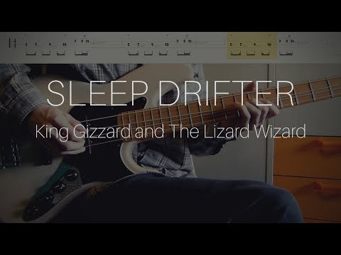 King Gizzard and The Lizard Wizard - Sleep Drifter (Live on KEXP) (Bass Cover with Play Along Tabs)