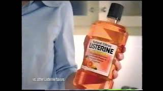 New Natural Citrus Listerine Mouthwash Commercial (2003)