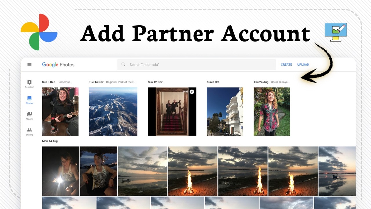 How to add partner account in Google Photos (Easy Access) - YouTube