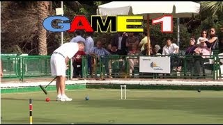 GAME 1 - Golf Croquet World Championship Final Bamford vs Nasr Cairo (HD)