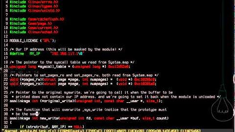 Syscall Hijacking On A Compromised Machine For Rootkit Purposes