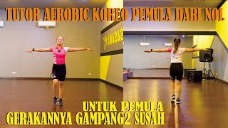 LATIHAN AEROBIK UNTUK PEMULA | TUTORIAL AEROBIC MEDIUM