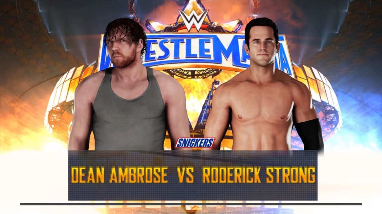 Dean Ambrose vs Roderick Strong [WWE 2K18] - YouTube