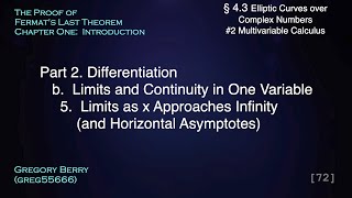 Limits as x Approaches Infinity (and Horizontal Asymptotes) (Multivariable Calculus #14) #4.3.2.2b6