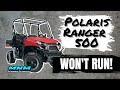 Polaris Ranger 500 - Intake Air Leak Won’t Idle / Start  -  Runs Bad - Grommet