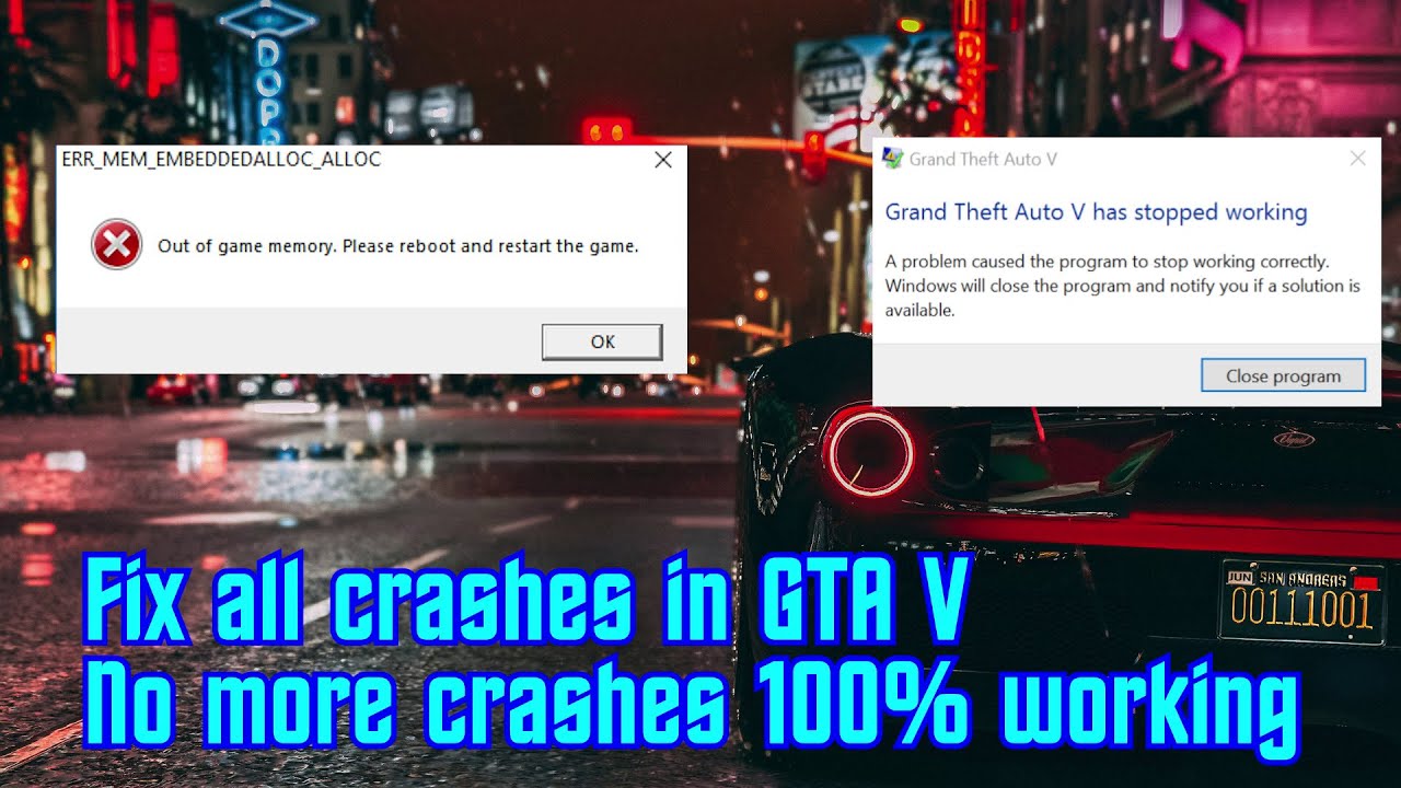 Tutorial] Causas de Crash no GTA