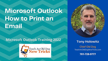 Microsoft Outlook: How to Quickly Print an Email