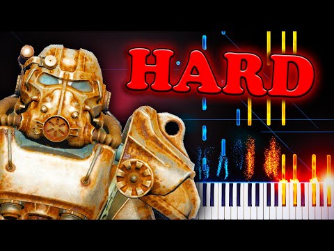 Fallout 4 Theme Music - Piano Tutorial