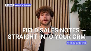 AI Sales Debrief — Update Your CRM Without Typing