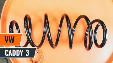 Hoe een spiraalveer vooraan vervangen op een VW CADDY 3 Van [HANDLEIDING AUTODOC]