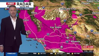 Excessive Heat Warnings issued for parts of Arizona this 4th of July