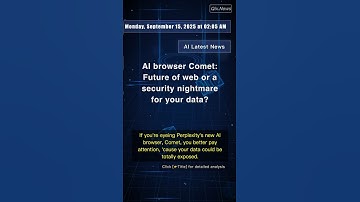 🧐👉 AI browser Comet: Future of web or a security nightmare for your data? #QixNewsAI