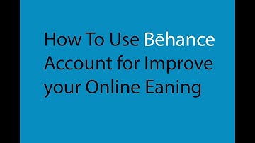 How to use Behance full Details | Bangla Tutorial