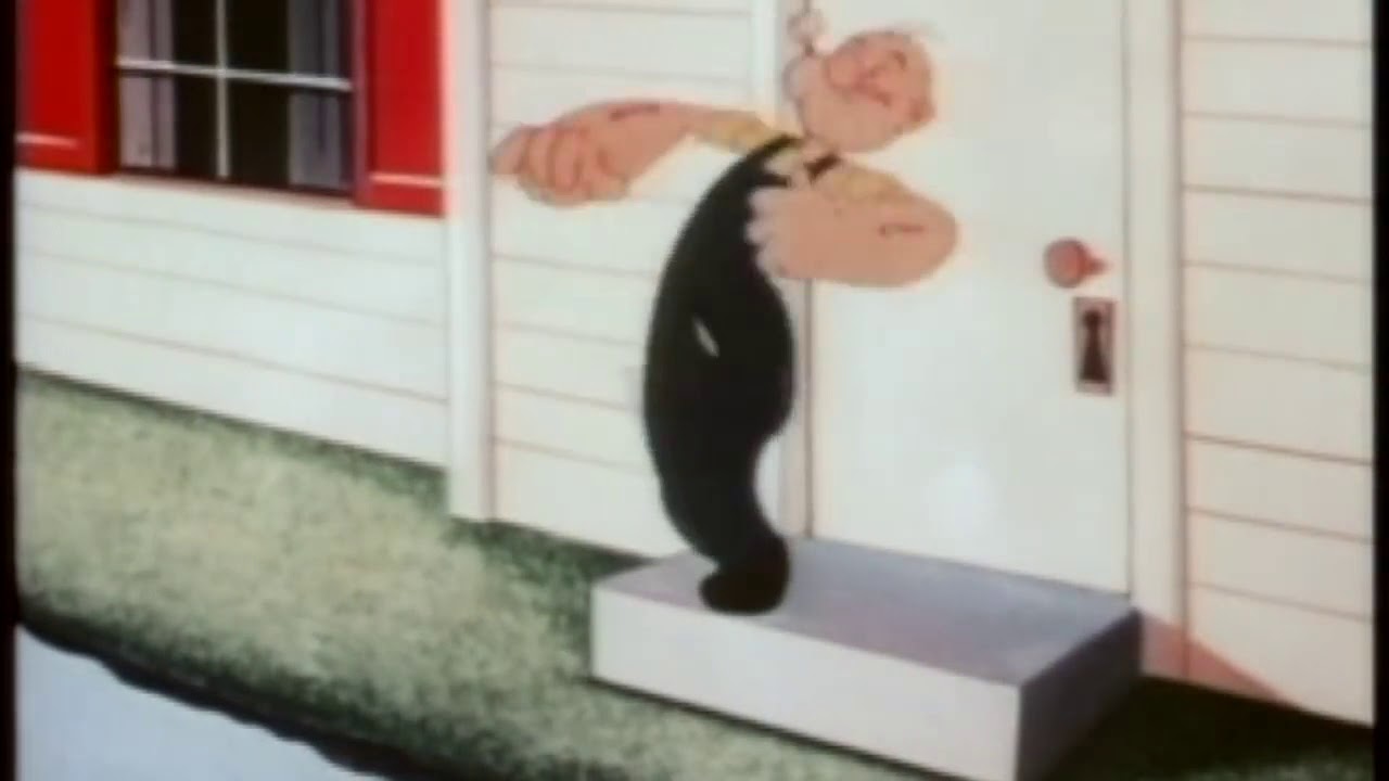 POPEYE THE SAILOR MAN in the Cartoon Classic INSECT TO INJURY YouTube