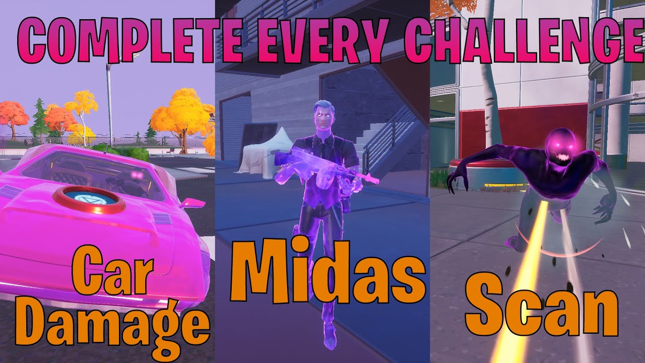 How to Complete Every Week 2 Fortnitemares challenge!