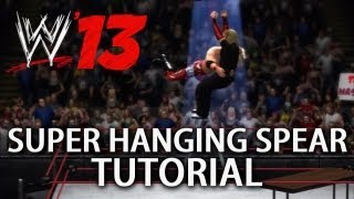 WWE 13 - How To Hit The Super Hanging Spear (Tutorial)